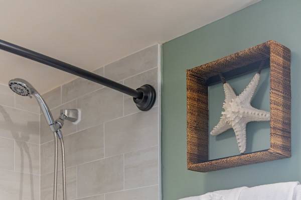 Bathroom shower.