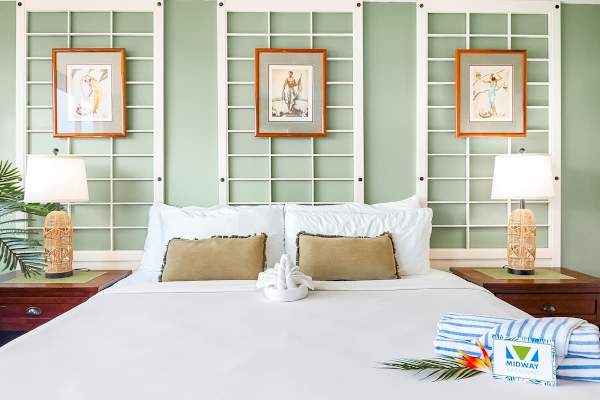 King-size bed for a restful night's sleep.