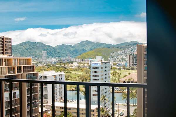 Enjoy the beautiful mountain views from your balcony