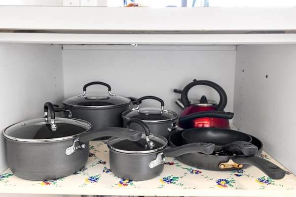 pots and pans available
