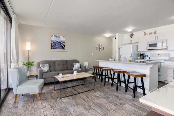Living and dining area