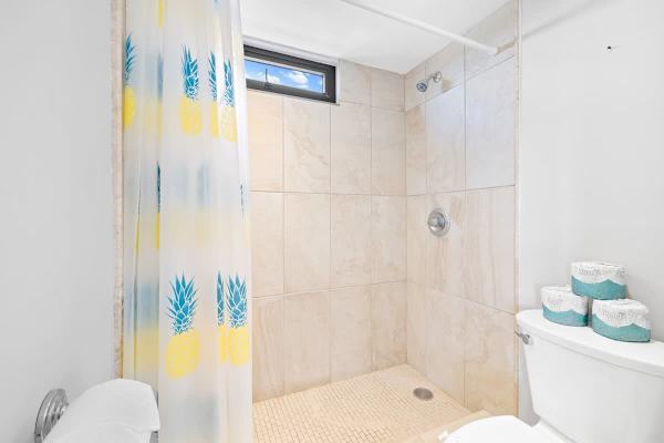 Bathroom with walk-in shower