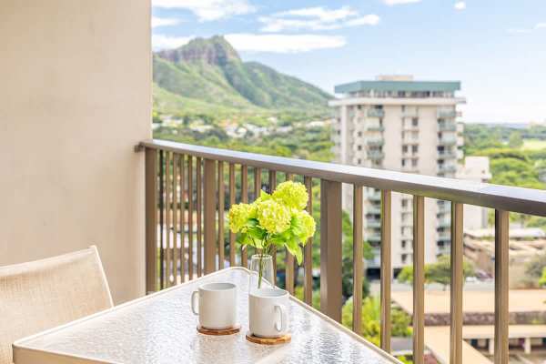 Mountain views from your balcony