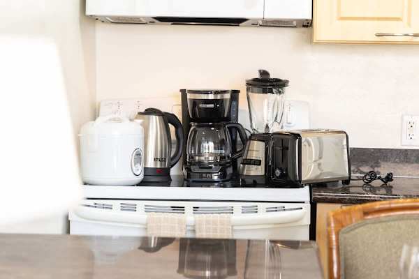 Appliances are available in the kitchen
