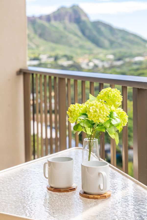 Mountain views from your balcony