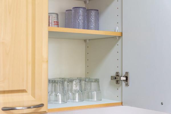 Glasses and also in the cabinet