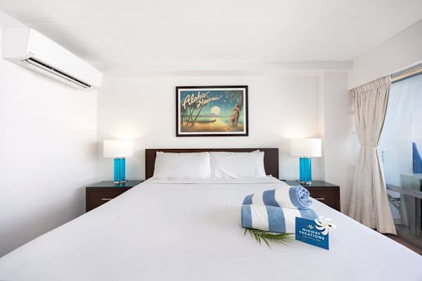 Your studio has a california king-size bed perfect for your relaxation after a day of adventure!