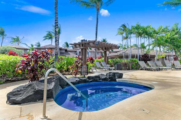 Relax in the resort hot tub

