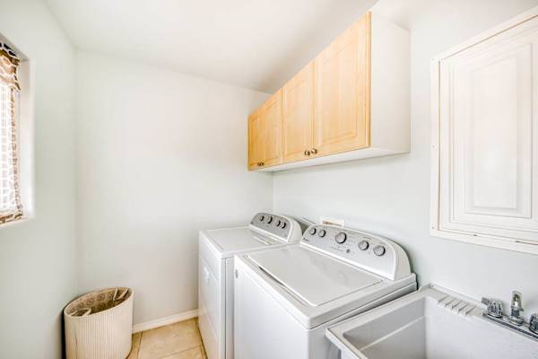Convenient In-Home Laundry Room