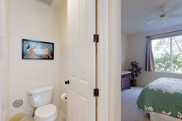Hallway leading to the guest bedroom