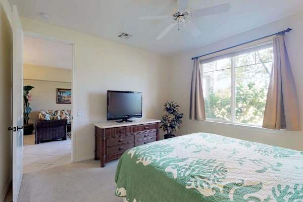 Wake up to serene bedroom views
