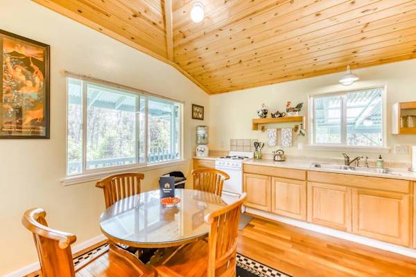 Bright Kitchen With Scenic Views