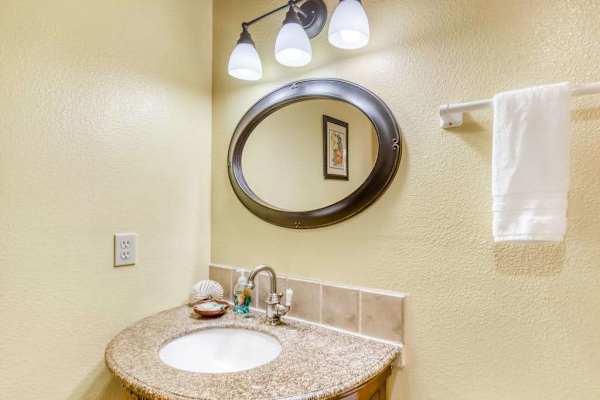 Fresh Full Bathroom With Vanity Space