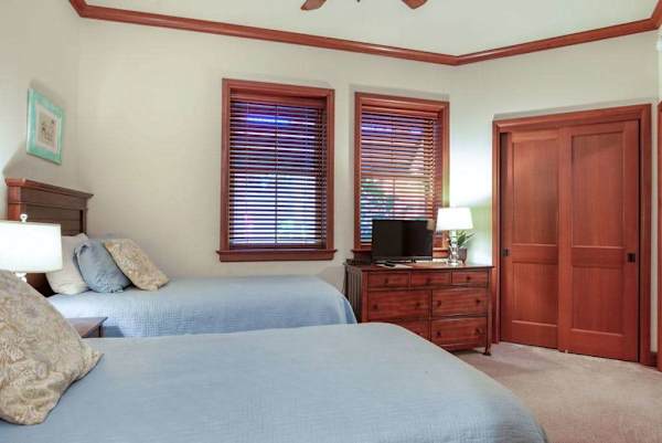 Cozy bedroom with natural light