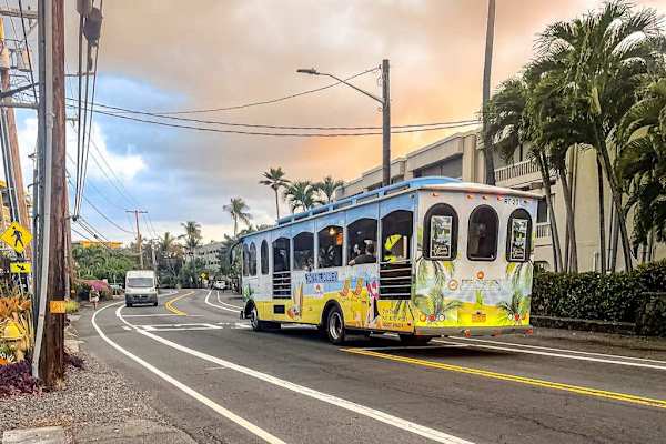 Explore Kona With Convenient Island Trolley Access
