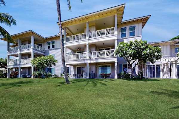 Resort Grounds & Exterior View with Covered Balconies