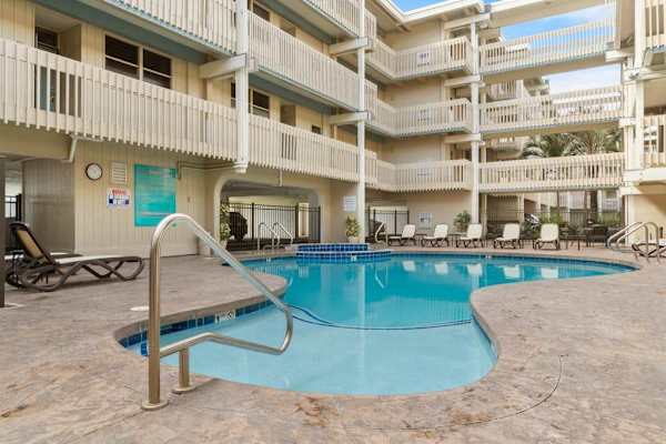 Refreshing Resort Courtyard Pool Steps From Your Unit