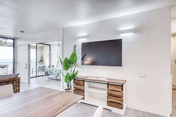 Contemporary Open Layout Complete With Smart Entertainment Centers