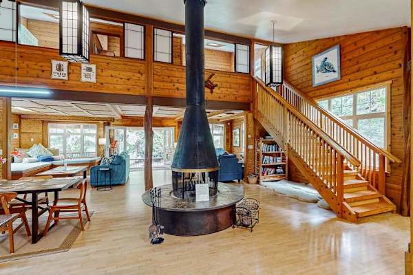  Stunning fireplace at the heart of the home