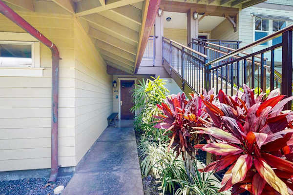 Lush Garden Walkway To Paradise