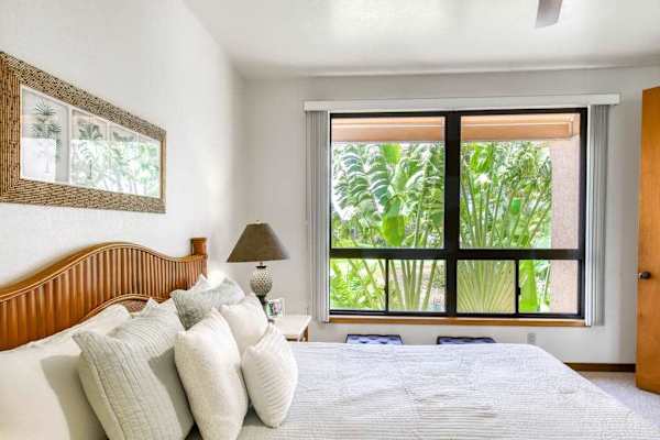 Peaceful Primary Bedroom With Garden Views