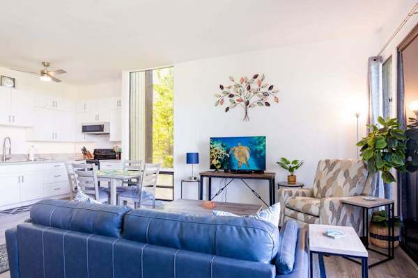 Open Concept Living Filled With Natural Light