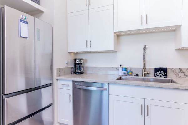 Fully Equipped Kitchen With Stainless Steel Appliances