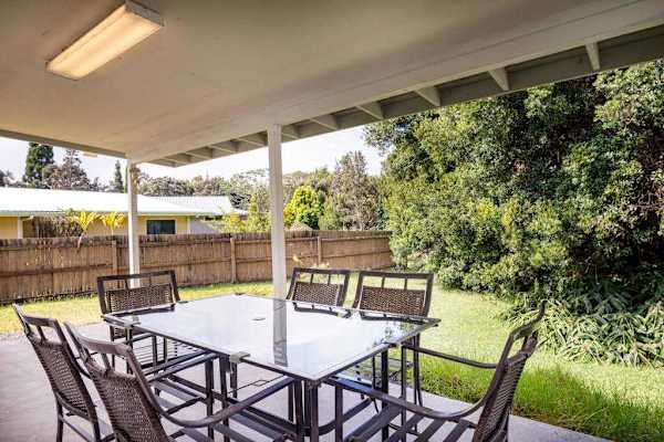 Covered Lanai Perfect For Outdoor Dining