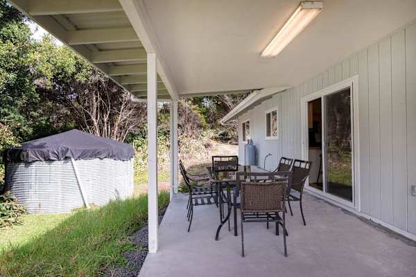 Covered Lanai For Morning Coffee And Dining