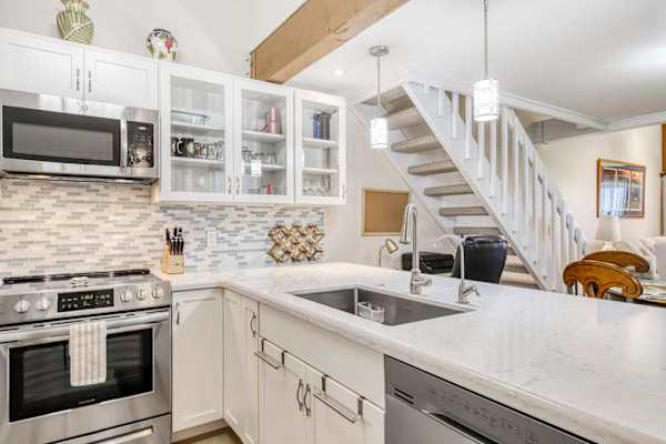 Modern kitchen with generous workspace