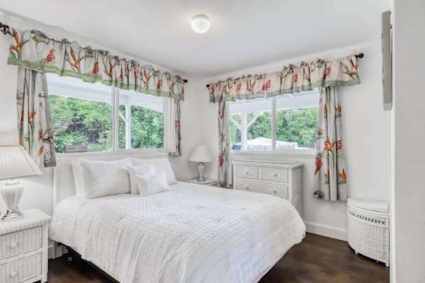 Serene Primary Bedroom With Garden Views