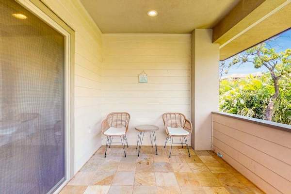 Private lanai for the master suite.