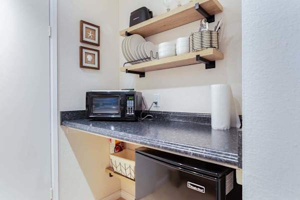 Convenient kitchenette for easy meals