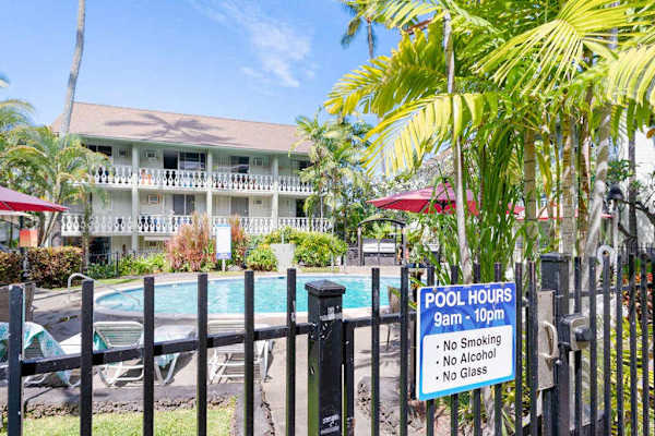 Sparkling Resort Pool Escape