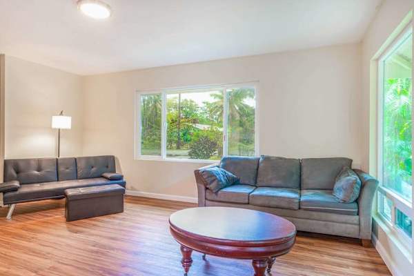 Living room in main home