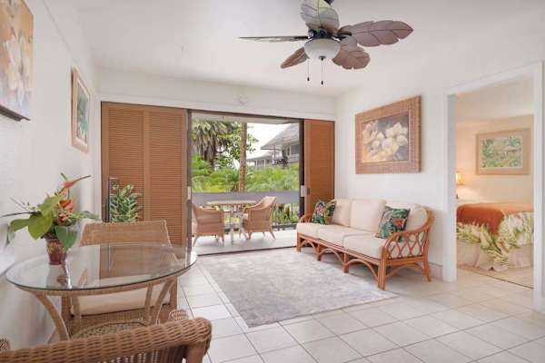 Relaxing Living Room With Lanai Access