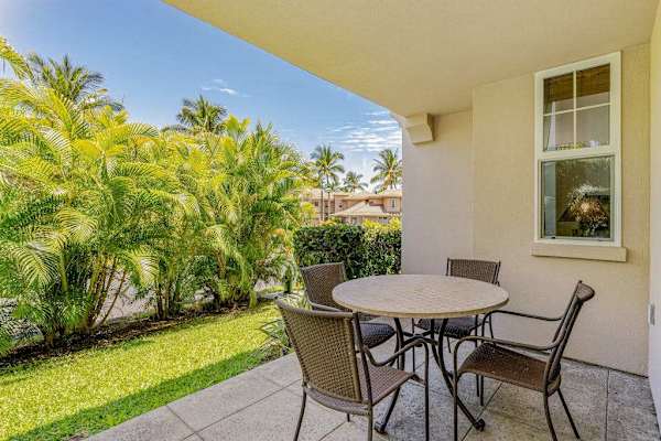 Private Patio For Morning Coffee