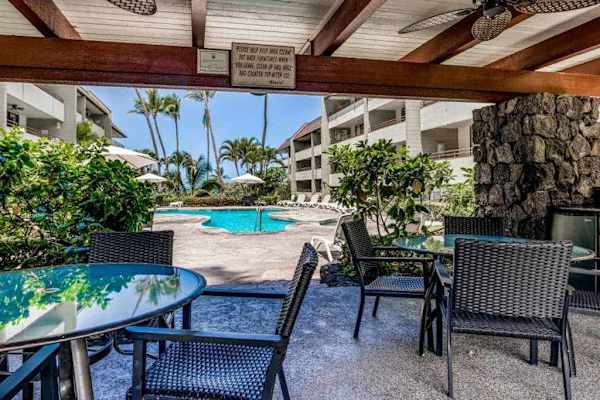 Poolside BBQ And Lounge Area