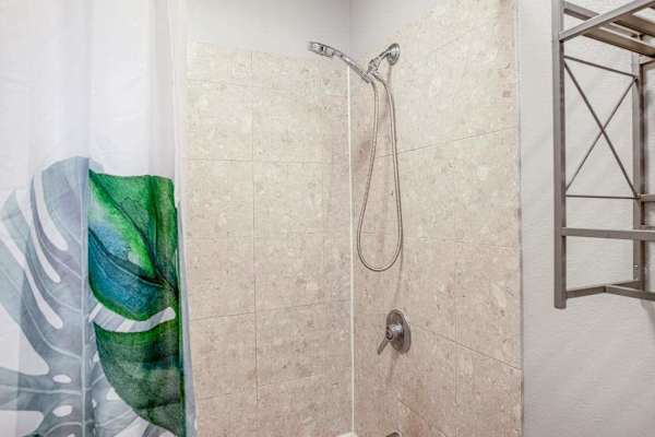 Walk In Shower With Modern Finishes