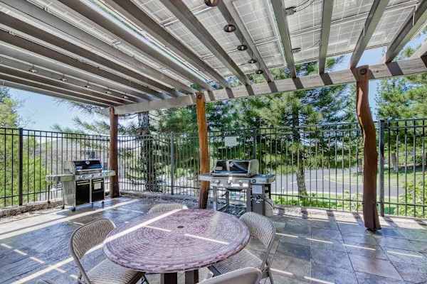 Covered Pavilion Perfect For Outdoor Gatherings