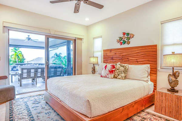 Peaceful Bedroom With Private Patio Access