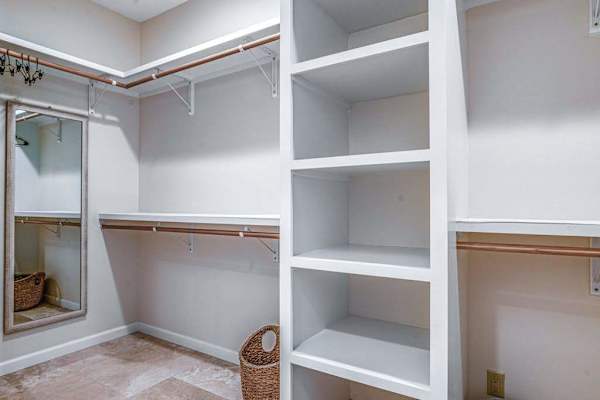Walk-In Closet With Ample Storage