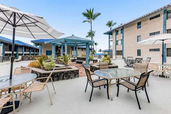 Inviting Resort Courtyard
