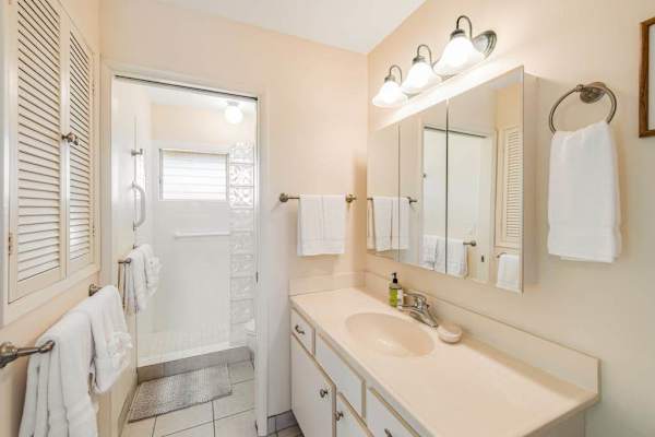 Modern Bathroom With Walk-In Shower