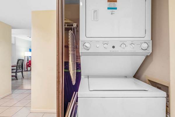 In Unit Washer And Dryer For Longer Stays