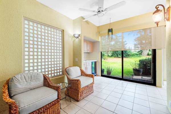 Private Sunroom Perfect For Morning Coffee