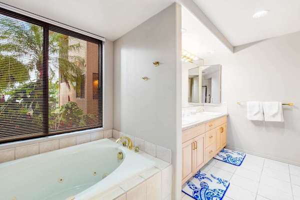 Spa Inspired Bathroom With Garden Views