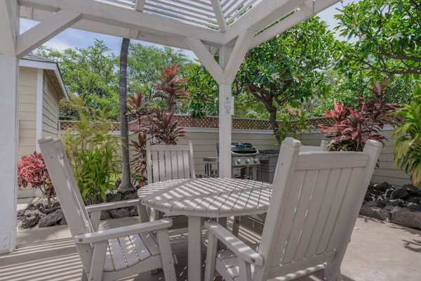 Shaded courtyard for outdoor relaxation
