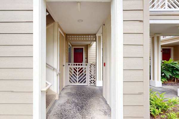 Welcoming Private Courtyard Entry
