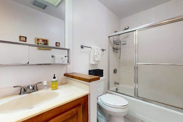 Full Bathroom With Tub And Shower